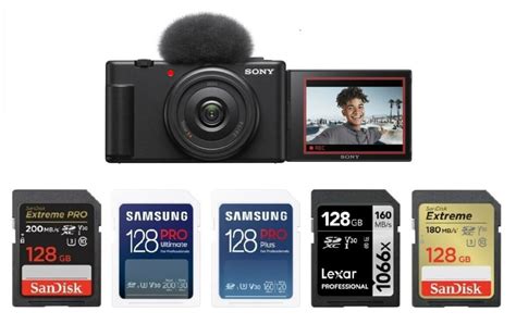 Best Memory Cards For Sony Zv F Camera Lookout