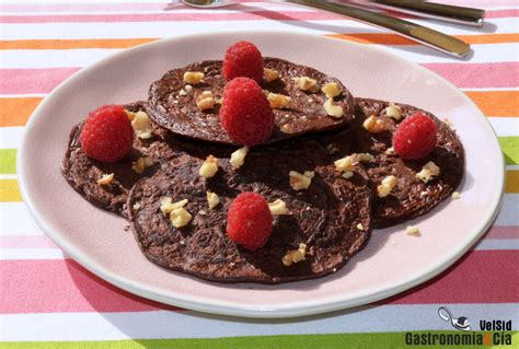 Tortitas De Avena Pl Tano Y Chocolate Gastronom A C A