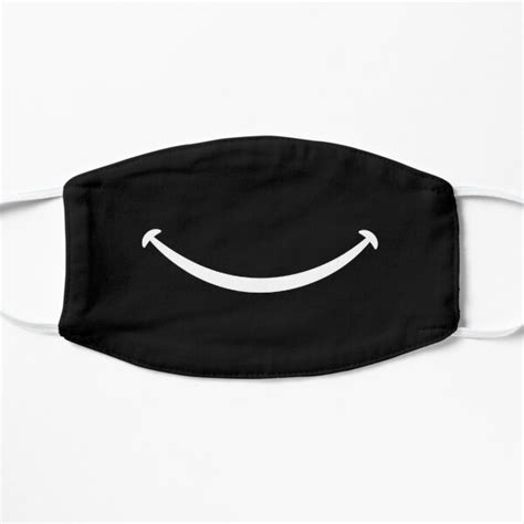 "Happy Smile - Keep Smiling - Black Smiley Face" Mask for Sale by zawitees | Redbubble