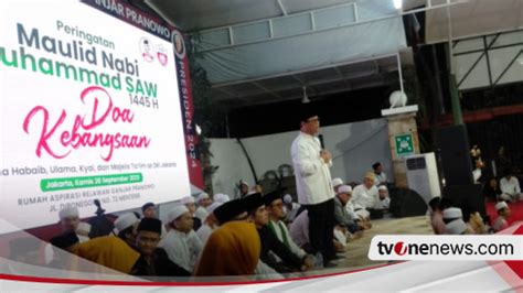 Maulid Nabi Dan Doa Kebangsaan Di Rumah Aspirasi Ganjar Ajak Jamaah