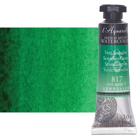 Sennelier L Aquarelle Artists Watercolor Sennelier Green Ml Tube