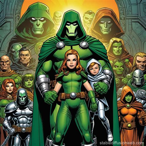family  dr doom outfit stable diffusion