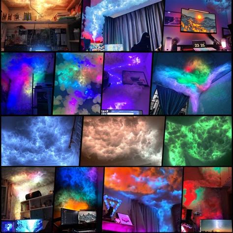 Cloud Light 3D Thundercloud LED Light Cotton Lightning Cloud Colorful