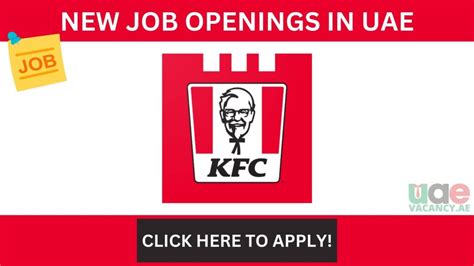 Kfc Careers In Uae New Job Vacancies And Opportunities