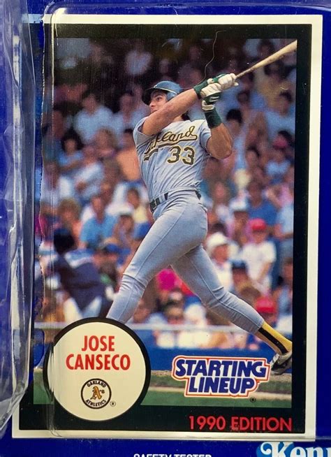 Jose Canseco 1990 Starting Lineup Sports Figurine Oakland Athletics