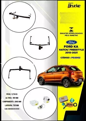 Engate Reboque Fixo Ford Ka Hatch Ka Freestyle