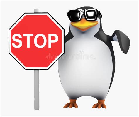 Stop Sign Meme Heres The Penguin Stop Sign Meme As - Penguin Stop Sign ...