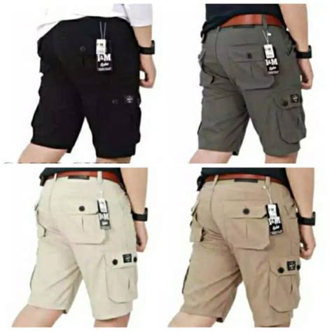 Jual Celana Pendek Cargo Pria Gunung Pdl Army Doreng Motif Mma Casual