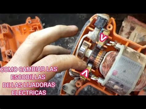 Como Cambiar Los Carbones O Escobillas De Lijadoras Electricas Youtube