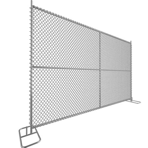 Portable Waterproof Chain Link Temporary Construction Fence Panels With