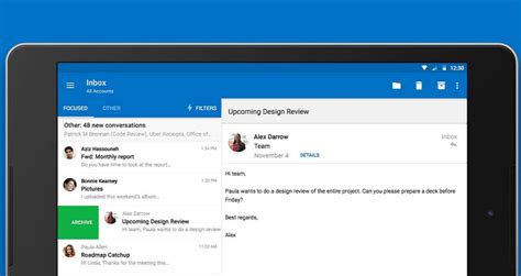 Microsoft Outlook app released on Amazon Appstore