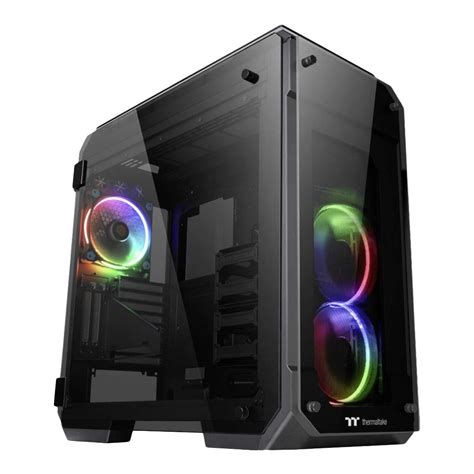 Thermaltake View 71 Rgb Eatx Full Tower Computer Case Black Micro Center