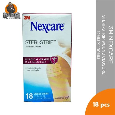 M Nexcare Steri Strip Wound Closure Strips Mm X Mm Lazada