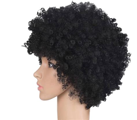 Black Afro Wig Png