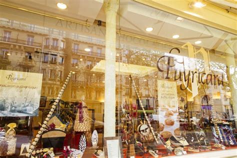 Macaron Store In Parisfrance Editorial Photography Image Of Mont