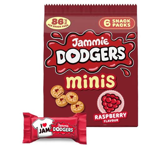 Jammie Dodgers Raspberry Biscuits Minis Multipack Ocado