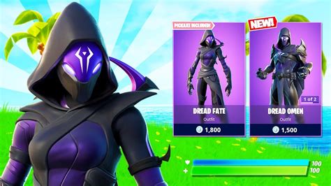 New Dread Fate And Omen Skins Winning In Duos Fortnite Season 4 Youtube