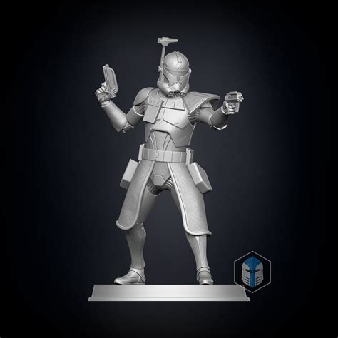 Captain Rex Figurine Guardian 3D Model 3D Printable CGTrader