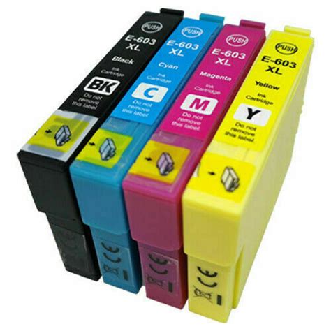 NonOEM 603XL CMYK Ink Cartridges For Epson XP 2100 XP 2105 XP 2150 XP