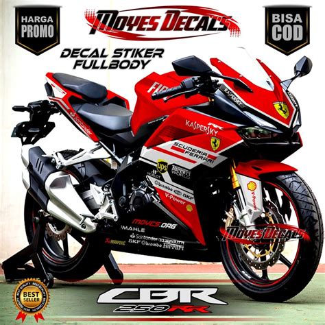 Decal Sticker Honda All New CBR 250RR New Full Body Striping Full