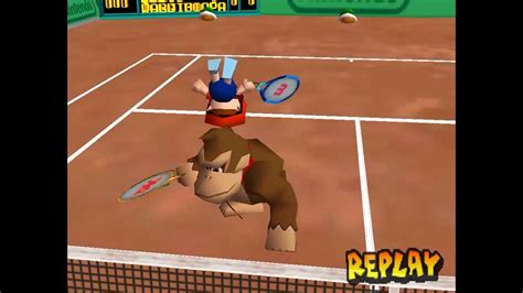 Mario Tennis 64 Doubles Moonlight Cup Baby Mario And Donkey Kong