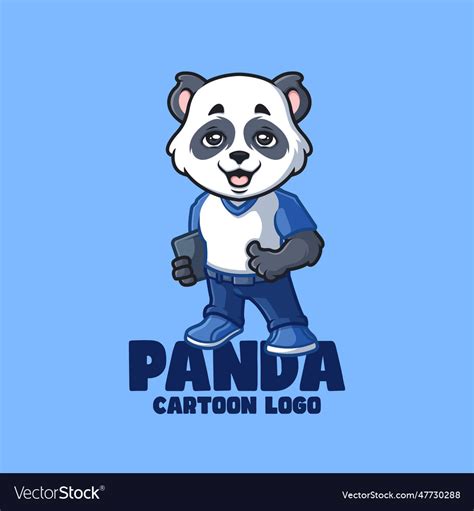 Panda Mascot Design Royalty Free Vector Image Vectorstock