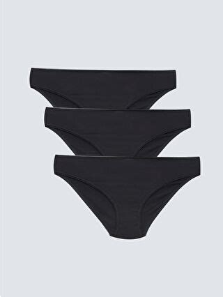 LCW DREAM Plain Bikini Knickers 3 Pack W20393Z8 CVL LC Waikiki