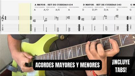 Acordes Mayores Y Menores La Mejor Rutina De Min En Guitarra