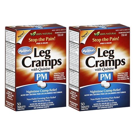 Hylands Leg Cramps Pm 50 Tablets 2 Pack