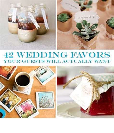 42 Wedding Favors Your Guests Will Actually Want Diy Craft Projects