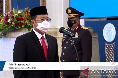 Arief Prasetyo Adi Dilantik Jadi Kepala Badan Pangan Nasional ANTARA