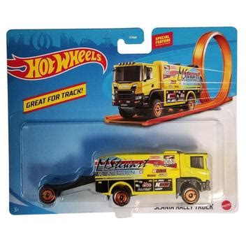 Hot Wheels Caminh O Velocidade Na Pista Scania Mattel Caminh Es Motos E Nibus De Brinquedo