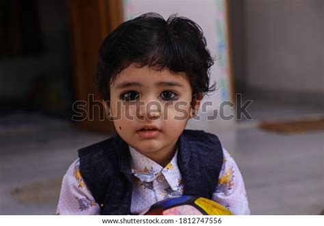 Cute Indian Boy Kid Holding Ball Stock Photo 1812747556 Shutterstock