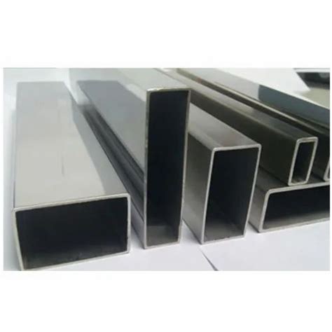 Stainless Steel Rectangular Polished Pipes Material Grade Ss