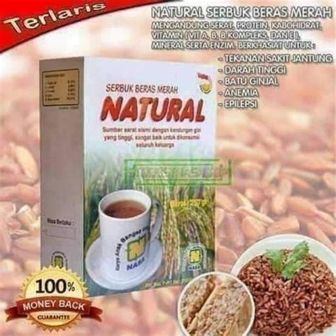 Jual SERBUK BERAS MERAH ORIGINAL NASA Shopee Indonesia