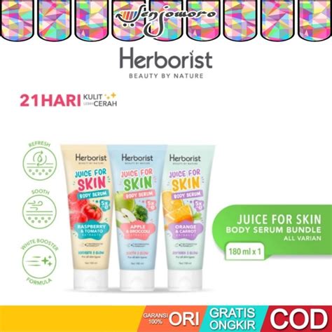 Jual Herborist Juice For Skin Body Serum Ml Shopee Indonesia