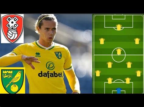 ROTHERHAM VS NORWICH BUENDIA CANTWELL AARONS ARE ALL STAYING