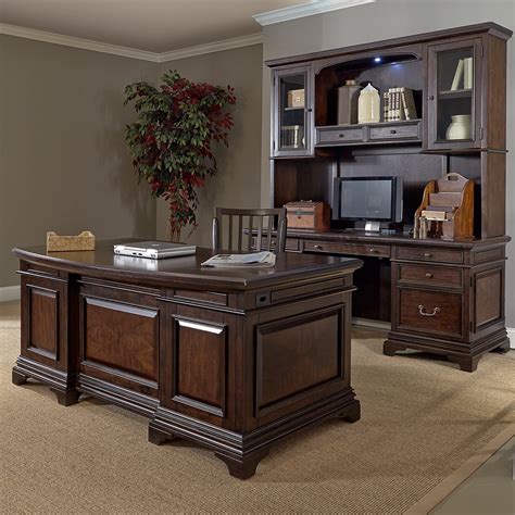 Shop Drake 72-inch Executive Desk and Credenza with Hutch - Free ...