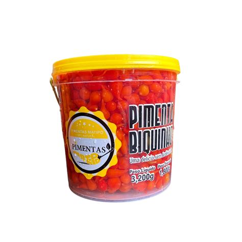 Balde De Pimenta Biquinho Em Conserva L Shopee Brasil