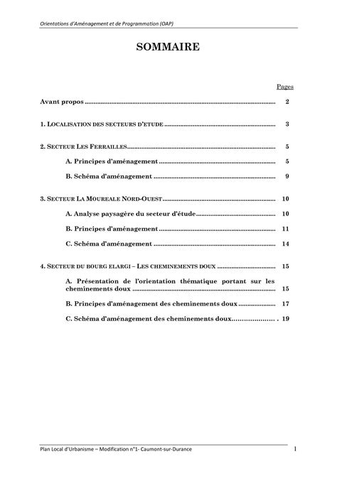 Pièce 4 Orientations d aménagement et de programmation Modification 1