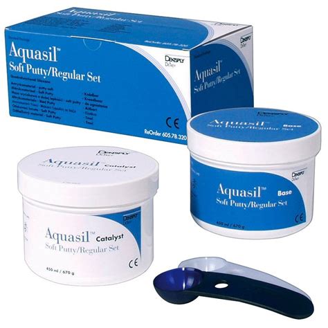 Aquasil Putty Soft Silicona Pesada 450ml 450ml De Dentsply