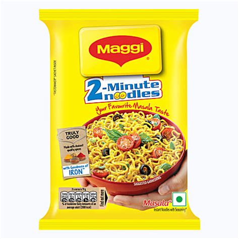 Buy Maggi 2 Minute Instant Noodles Masala 70 G Pouch With Goodness Of