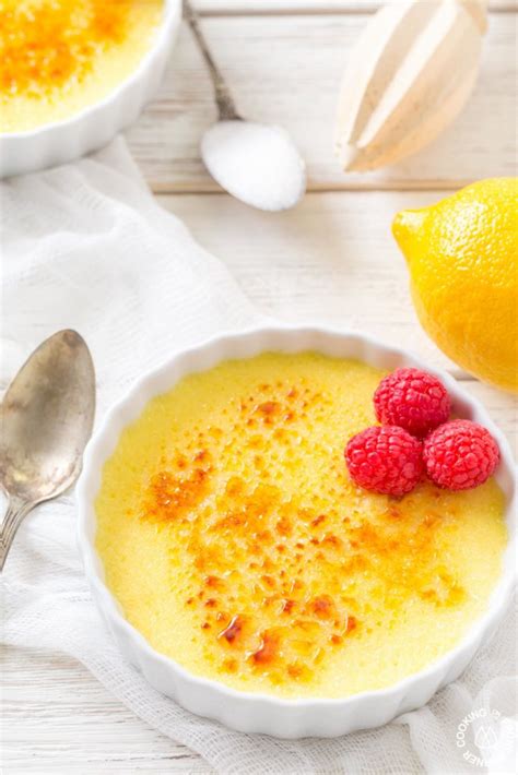 Lemon Creme Brulee Eastersweetsweek Cooking On The Front Burner