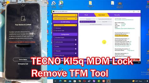 TECNO KI5q MDM Lock Remove TFM Tool YouTube