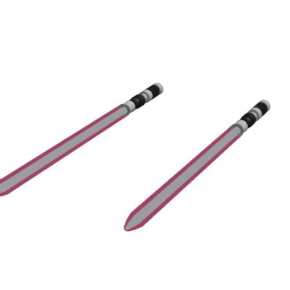 Holdable Dual Pink Laser Swords Roblox Item Rolimon S