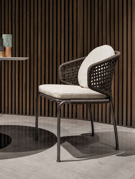 ASTON CORD OUTDOOR CHAIR By Minotti Design Rodolfo Dordoni Dining Chair