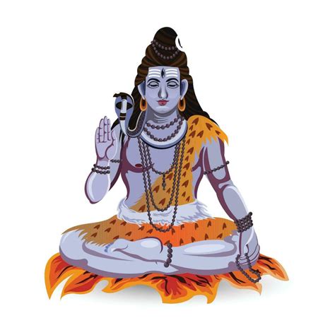 Creative illustration of lord shivji 23864298 Vector Art at Vecteezy