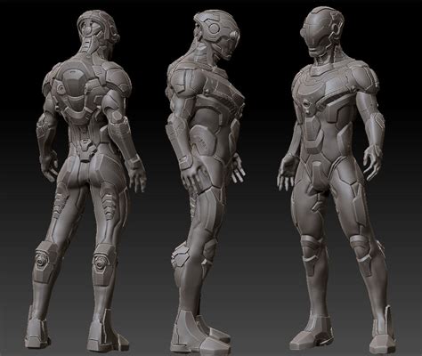 Zbrush Sci Fi Pilot By Seiferzed On DeviantArt