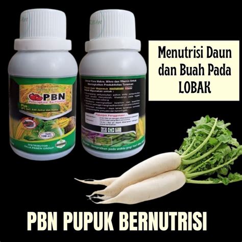 Jual Pupuk Organik Untuk Tanaman Lobak Pupuk Bernutrisi Pbn Ml