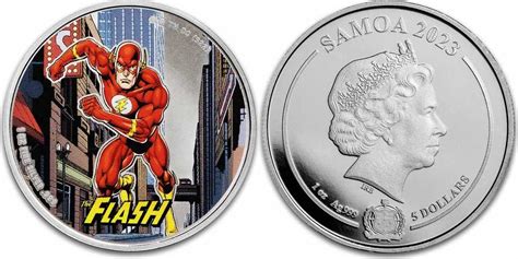 Dollar Silberm Nze The Flash Dc Comics Oz Samoa Ausgabe